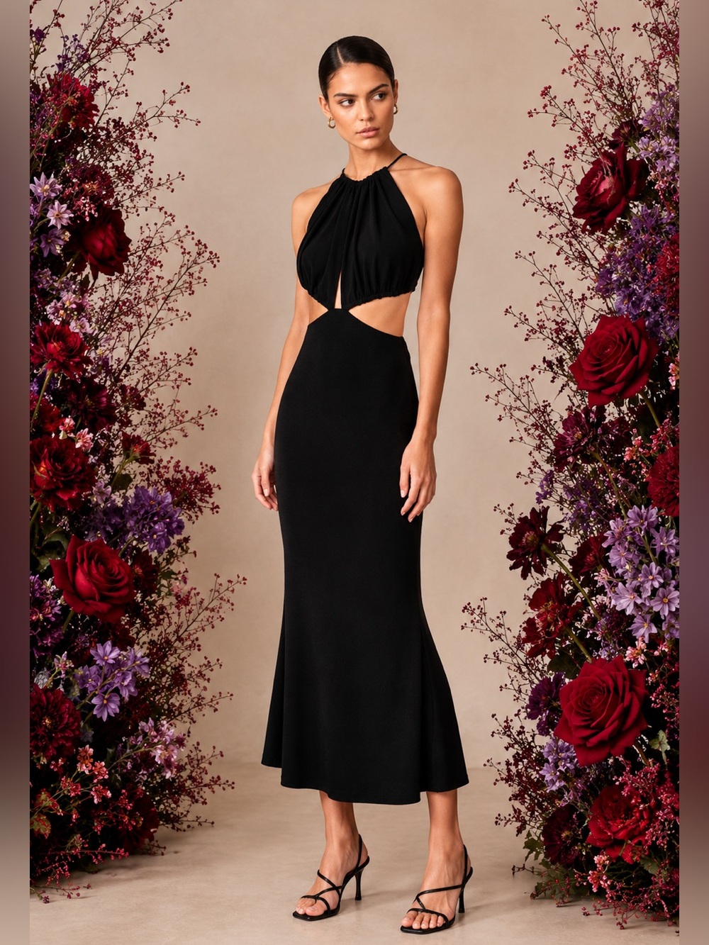 Misha Collection Angel Midi Dress
